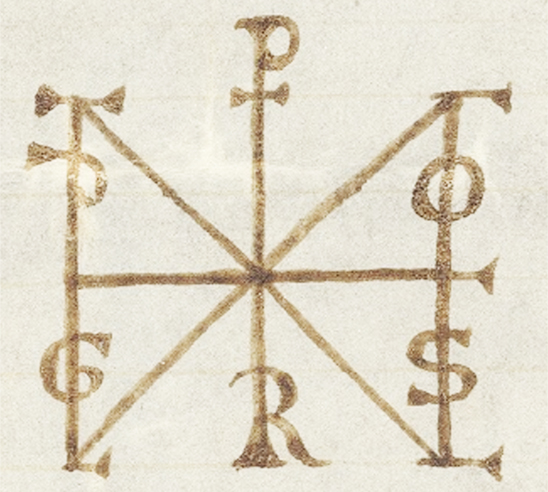 Copia del signum di Enrico IV - Copy of the signum of Henry IV